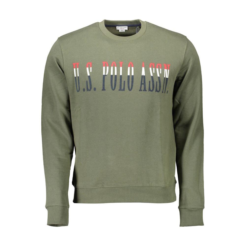 U.S. POLO ASSN. Green Cotton Men Sweater U.S. POLO ASSN.