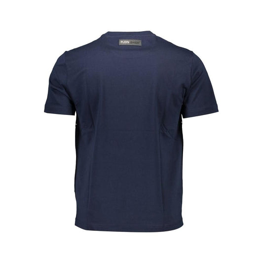 Plein Sport Blue Cotton Men T-Shirt Plein Sport