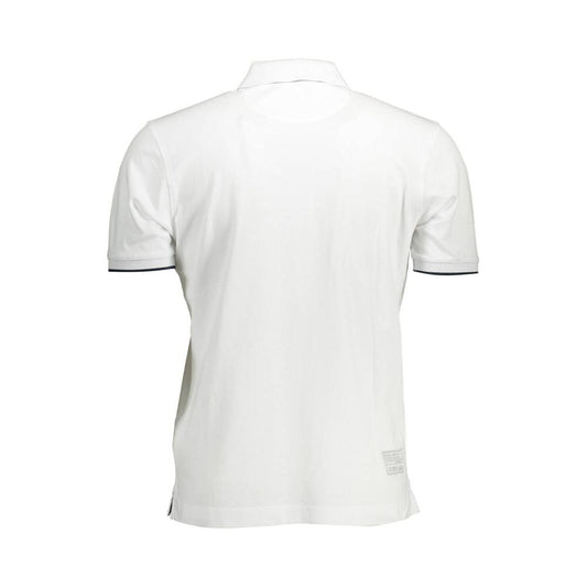 La Martina Elegant Short-Sleeved White Polo for Men La Martina