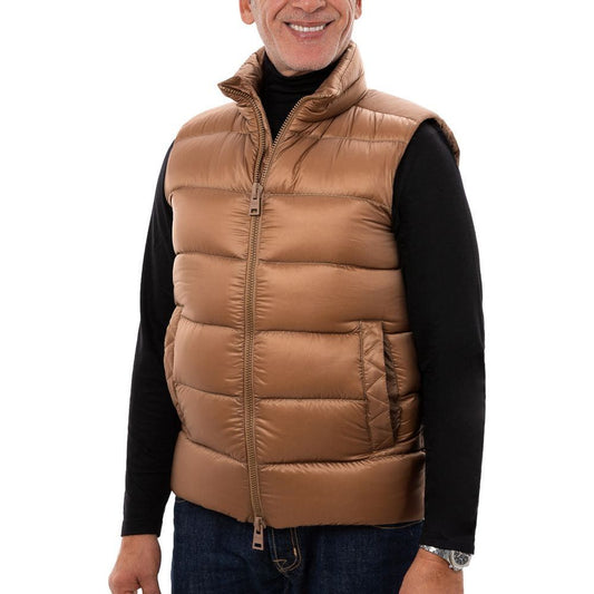 Herno Brown Polyamide Vest Herno