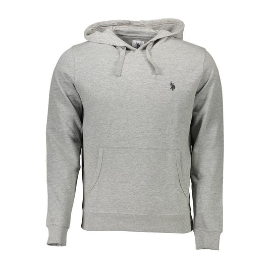 U.S. POLO ASSN. Gray Cotton Men Sweater U.S. POLO ASSN.