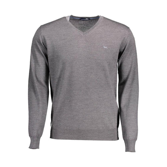 Harmont & Blaine Gray Wool Men Sweater Harmont & Blaine