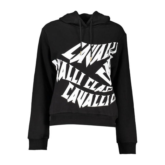 Cavalli Class Black Cotton Women Sweater