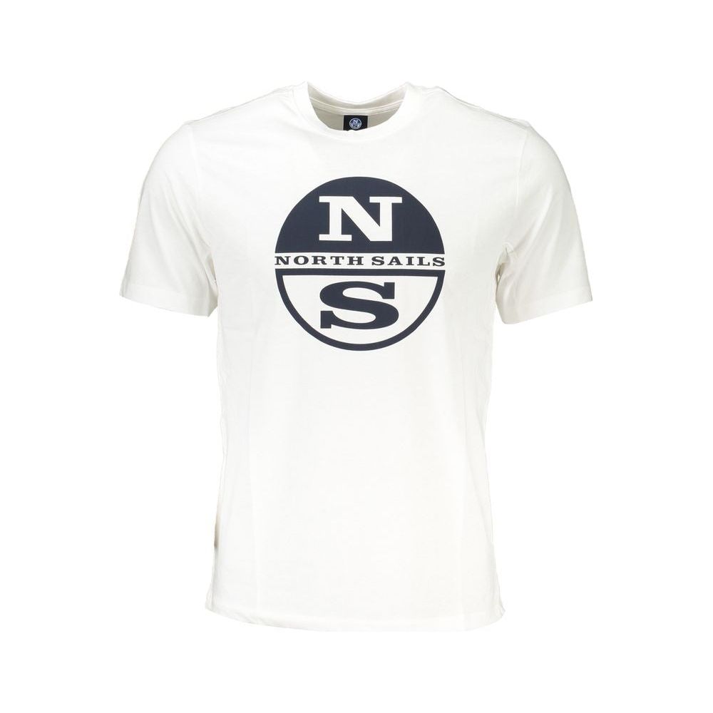 North Sails White Cotton T-Shirt North Sails