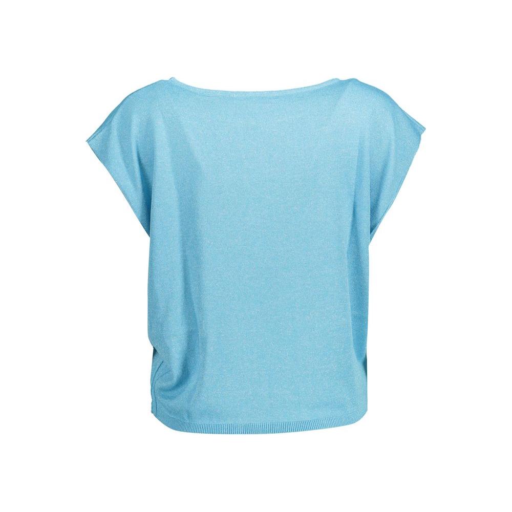 Kocca Light Blue Viscose Women Top Kocca