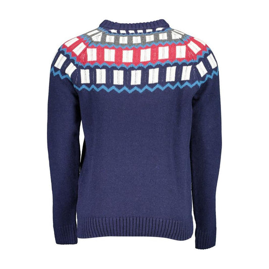 Gant Blue Wool Men Sweater Gant