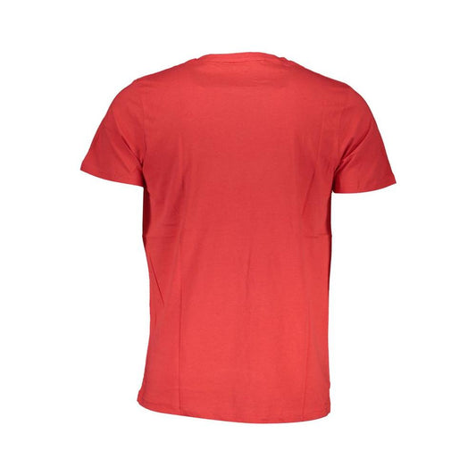 Scuola Nautica Red Cotton T-Shirt Scuola Nautica