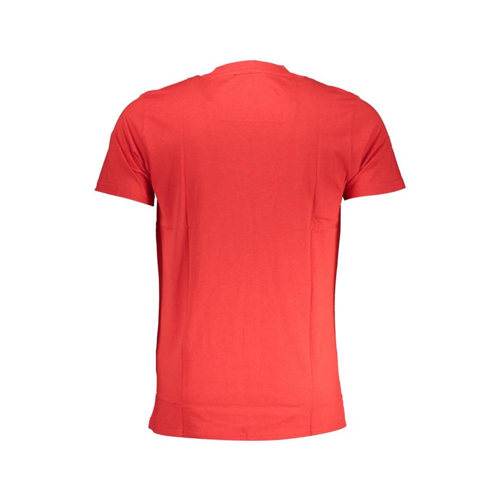 Cavalli Class Red Cotton T-Shirt