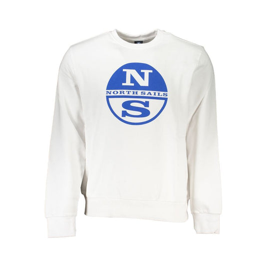 North Sails White Cotton Sweater