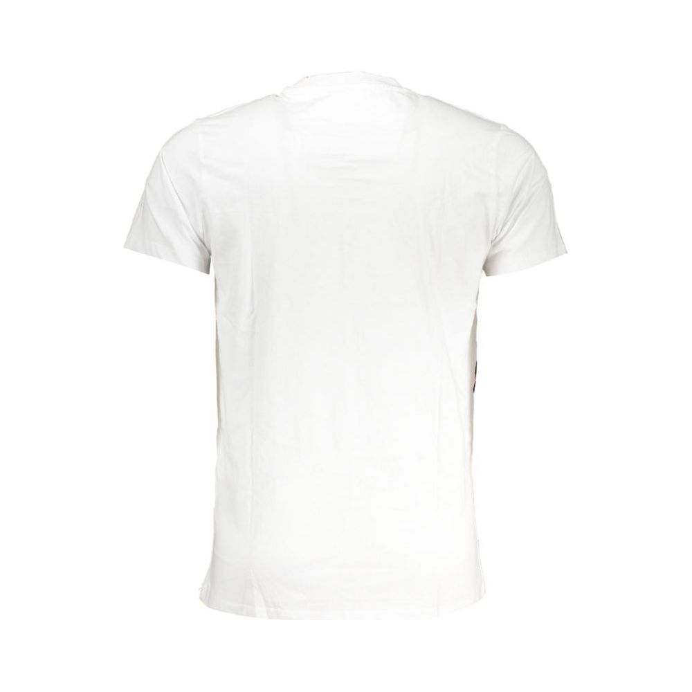 Cavalli Class White Cotton T-Shirt