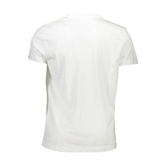 Diesel White Cotton Men T-Shirt Diesel