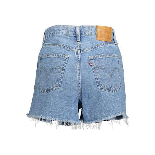 Levi's Light Blue Cotton Women Shorts Levi's