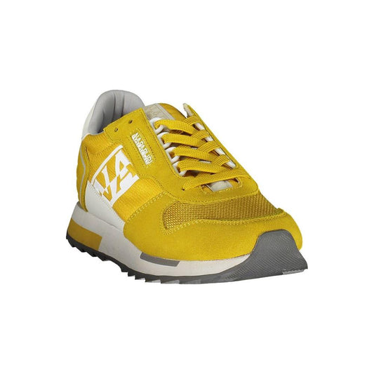 Napapijri Yellow Polyester Men Sneaker Napapijri