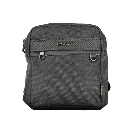 Calvin Klein Black Polyester Men Shoulder Bag Calvin Klein