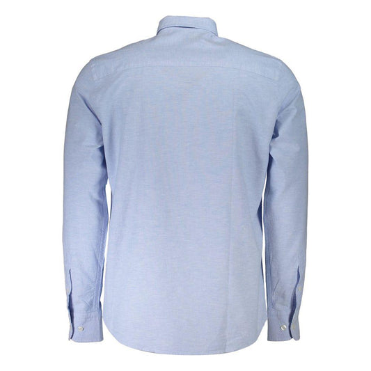 North Sails Light Blue Cotton Men Shirt North Sails