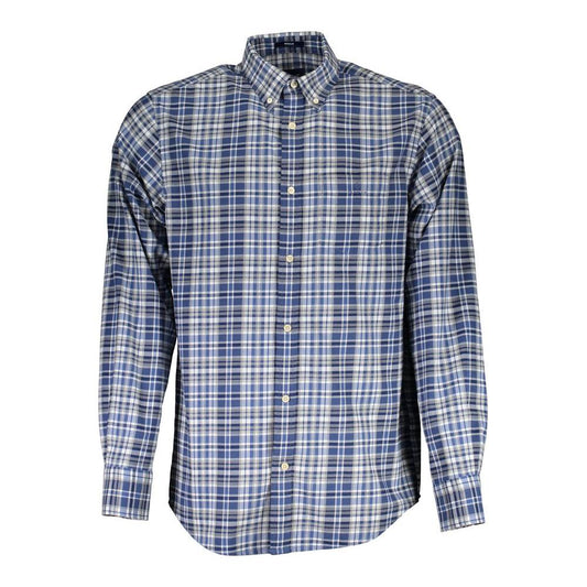 Gant Blue Cotton Men Shirt