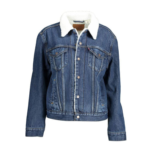 Levi's Blue Cotton Women Jacket