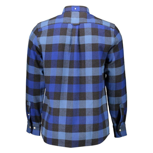 Gant Blue Cotton Men Shirt Gant