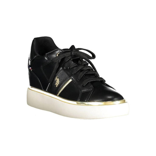 U.S. POLO ASSN. Black Polyester Women Sneaker U.S. POLO ASSN.