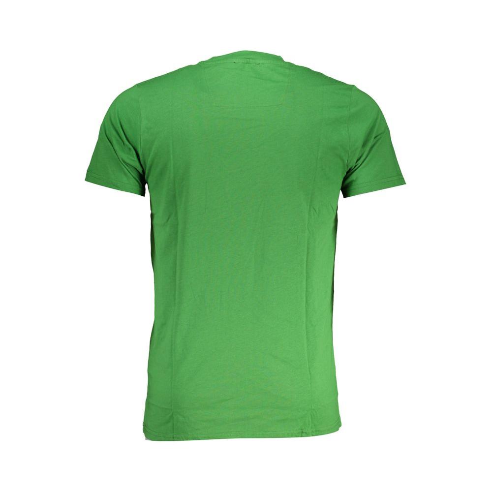 Cavalli Class Green Cotton T-Shirt