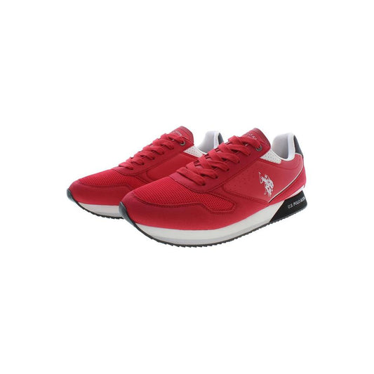 U.S. POLO ASSN. Red Polyester Men Sneaker U.S. POLO ASSN.