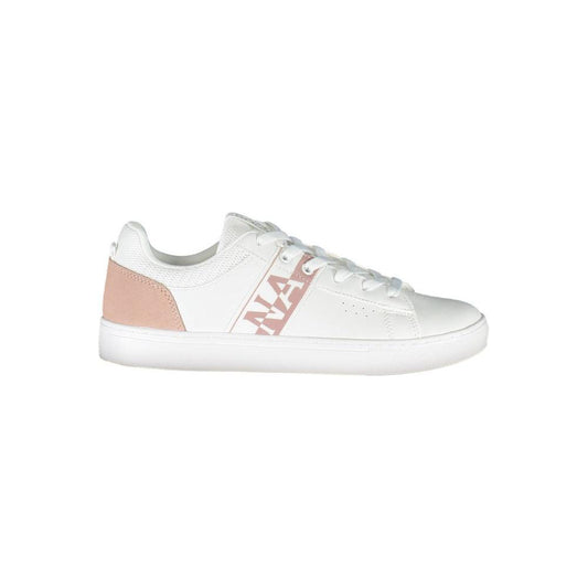 Napapijri White Leather Women Sneaker Napapijri