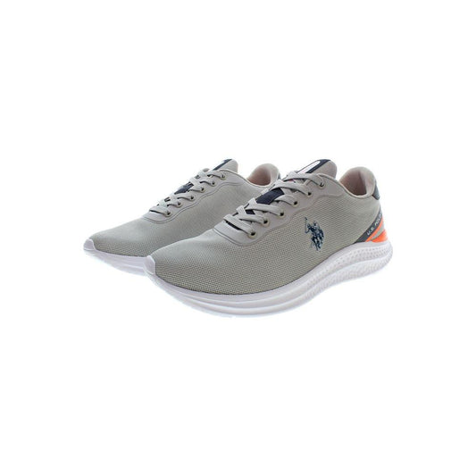 U.S. POLO ASSN. Gray Polyester Men Sneaker