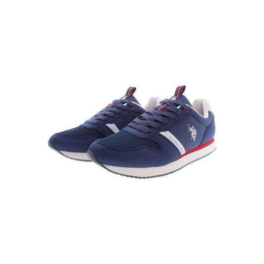 U.S. POLO ASSN. Blue Polyester Men Sneaker