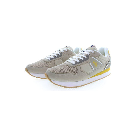 U.S. POLO ASSN. Beige Polyester Men Sneaker