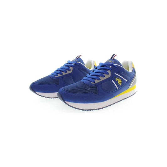 U.S. POLO ASSN. Blue Polyester Men Sneaker