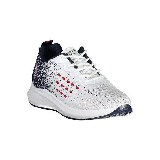 U.S. POLO ASSN. White Polyester Men Sneaker U.S. POLO ASSN.