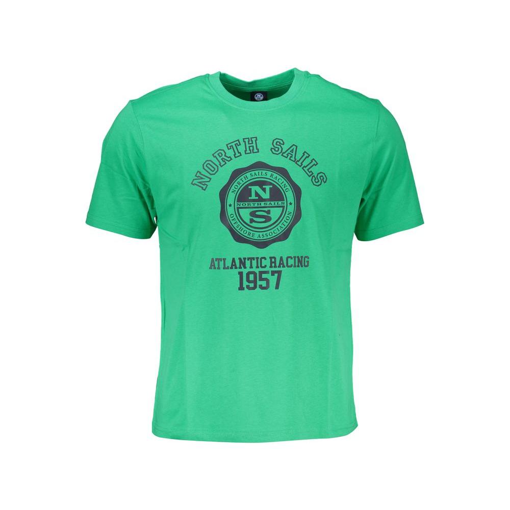 North Sails Green Cotton T-Shirt