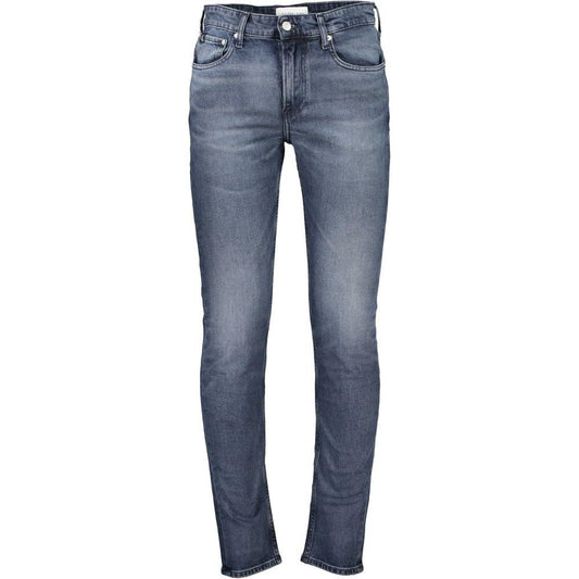 Calvin Klein Blue Cotton Jeans & Pant