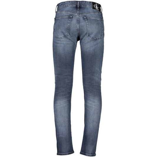 Calvin Klein Blue Cotton Jeans & Pant