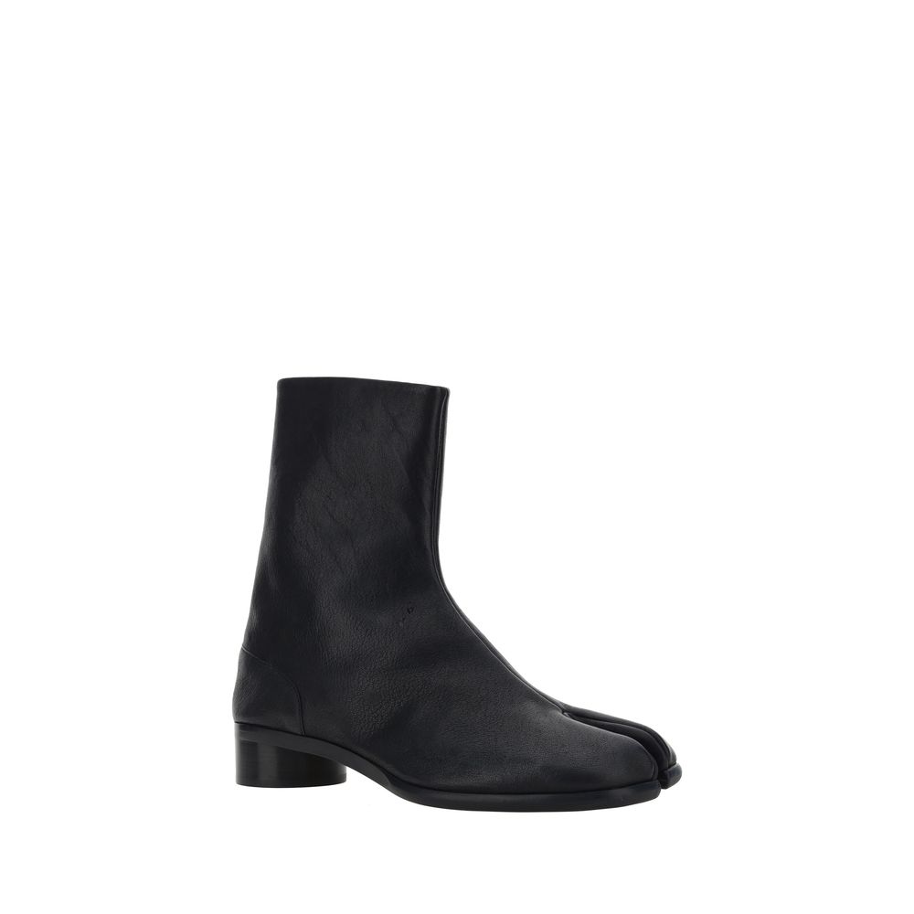 Margiela Black Camel Hair Flat Boots