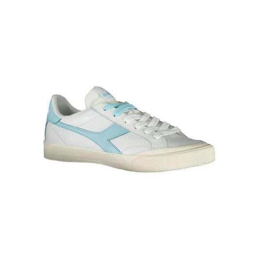 Diadora White Leather Women Sneaker Diadora