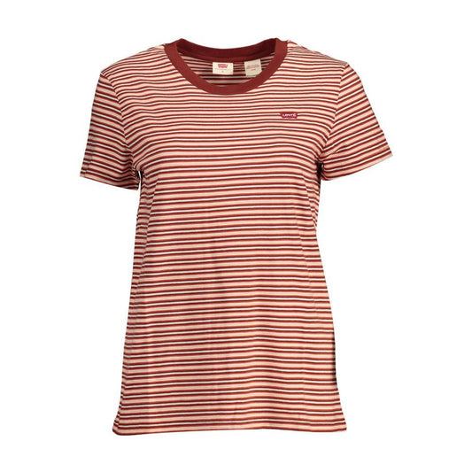 Levi's Red Cotton Women T-Shirt Levi's