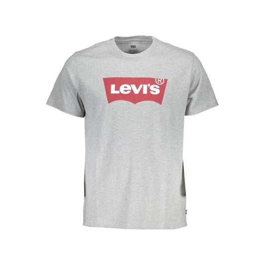 Levi's Gray Cotton Men T-Shirt Levi's