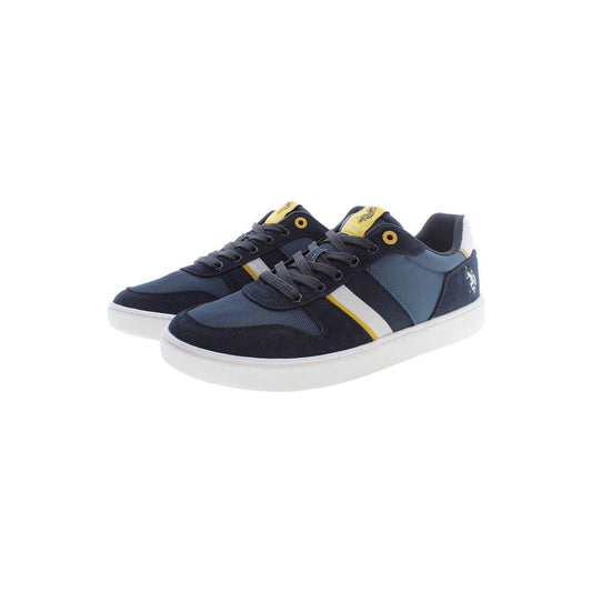 U.S. POLO ASSN. Blue Polyester Men Sneaker