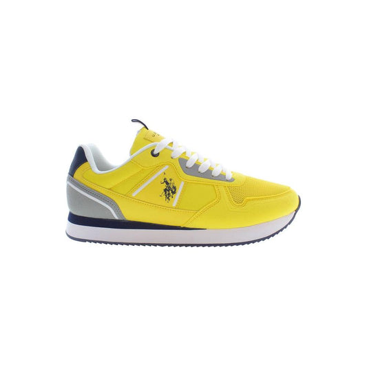 U.S. POLO ASSN. Yellow Polyester Men Sneaker