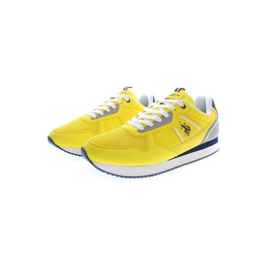 U.S. POLO ASSN. Yellow Polyester Men Sneaker