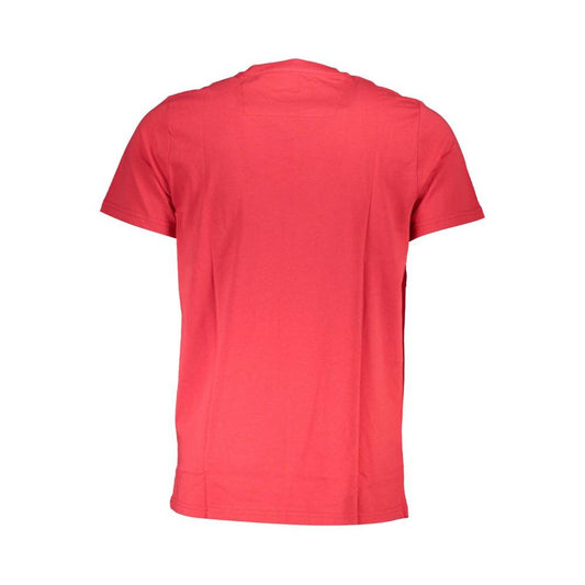 Cavalli Class Red Cotton T-Shirt Cavalli Class