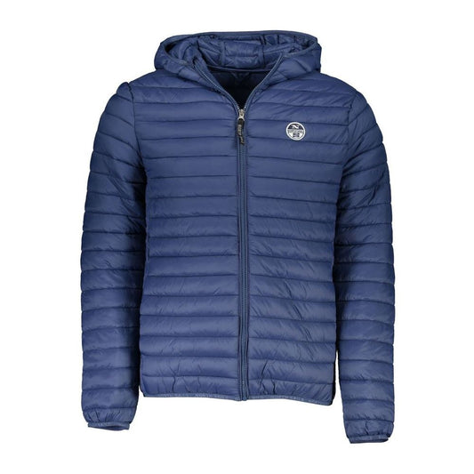 North Sails Blue Polyamide Men Jacket North Sails