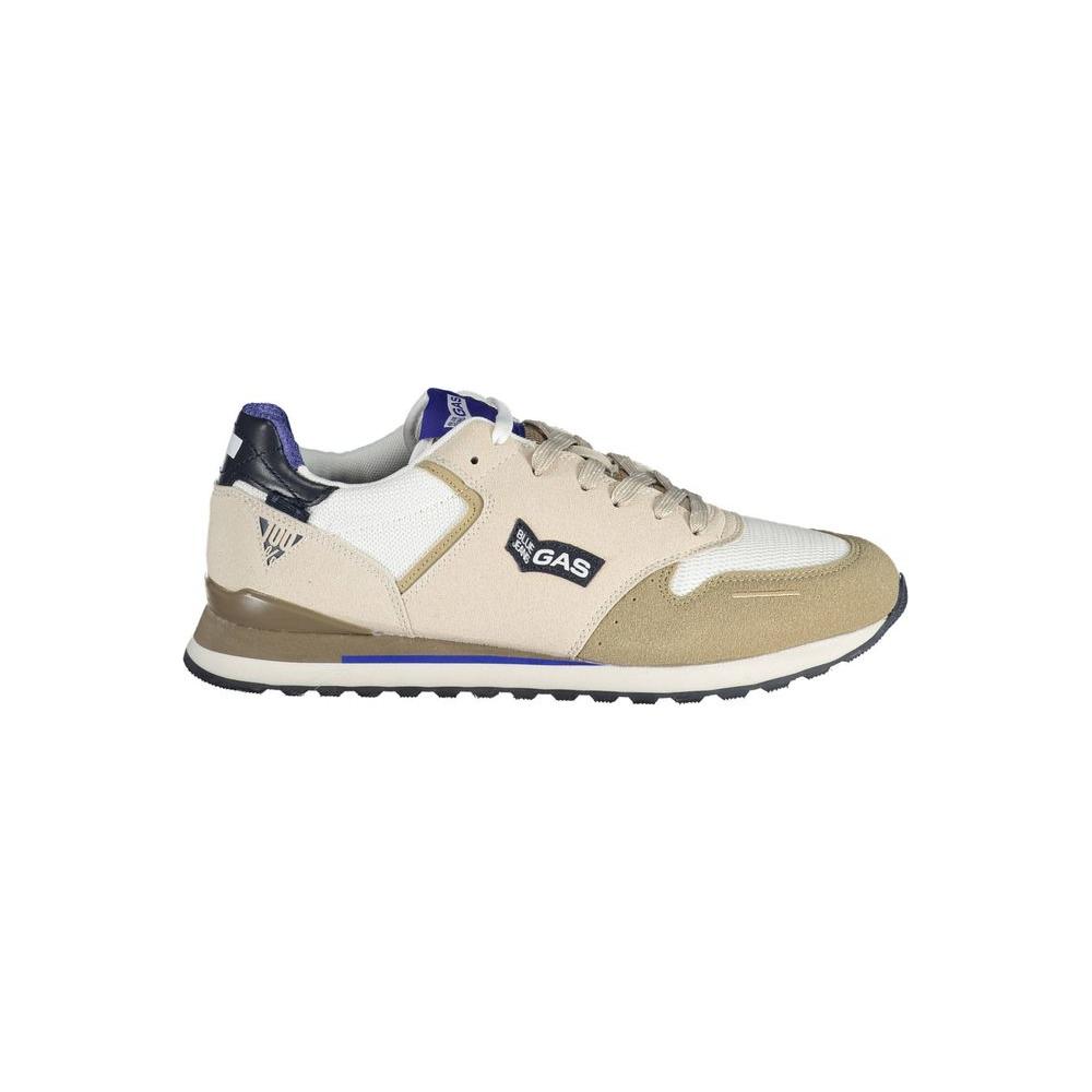 Gas White Polyester Sneaker Gas