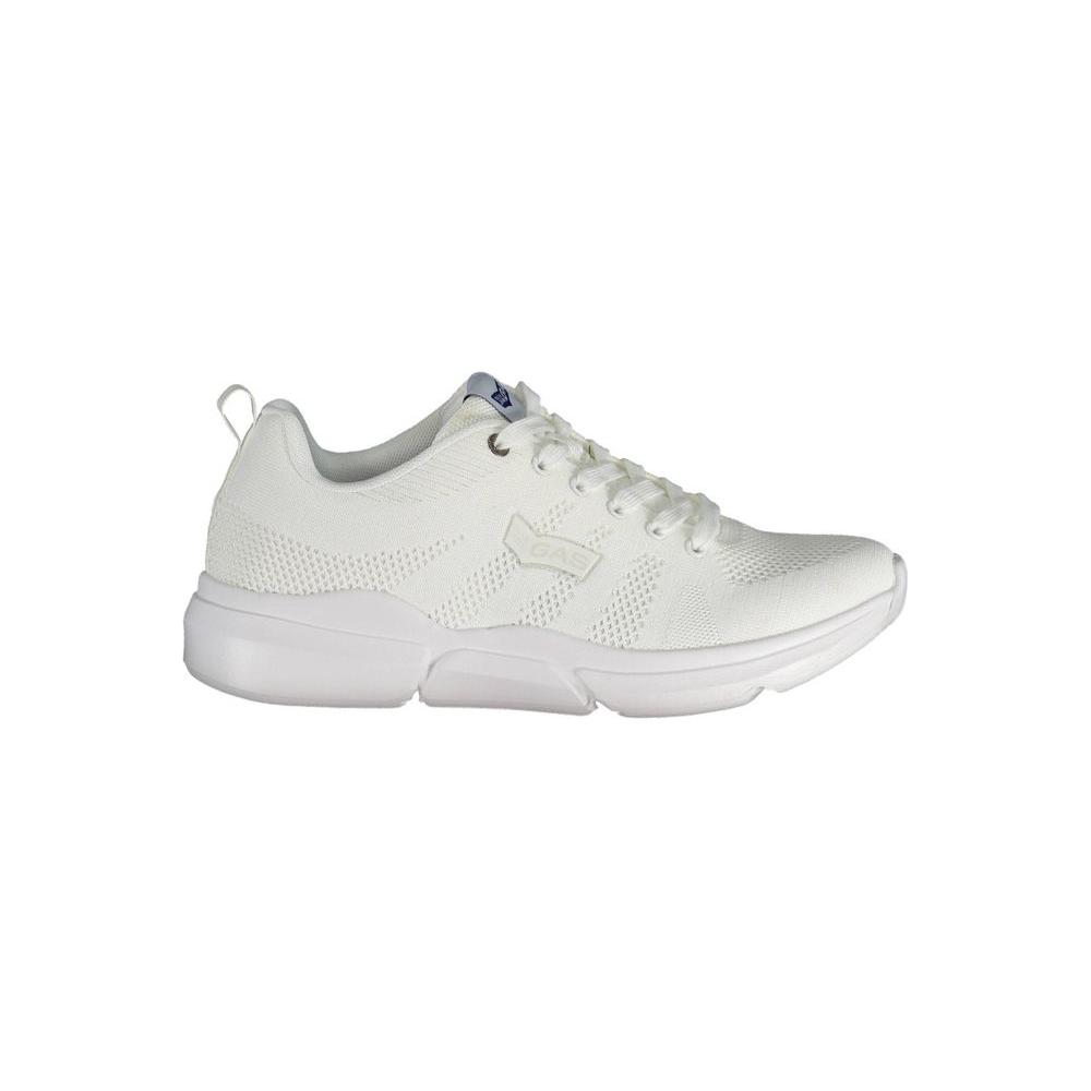 Gas White Artificial Leather Sneaker Gas