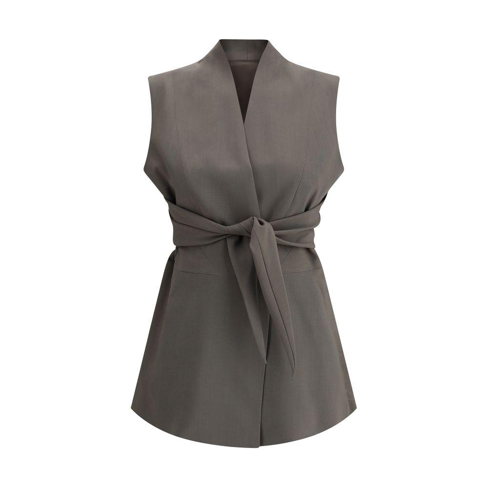 Rick Owens Wool Vest Rick Owens Dim Gray