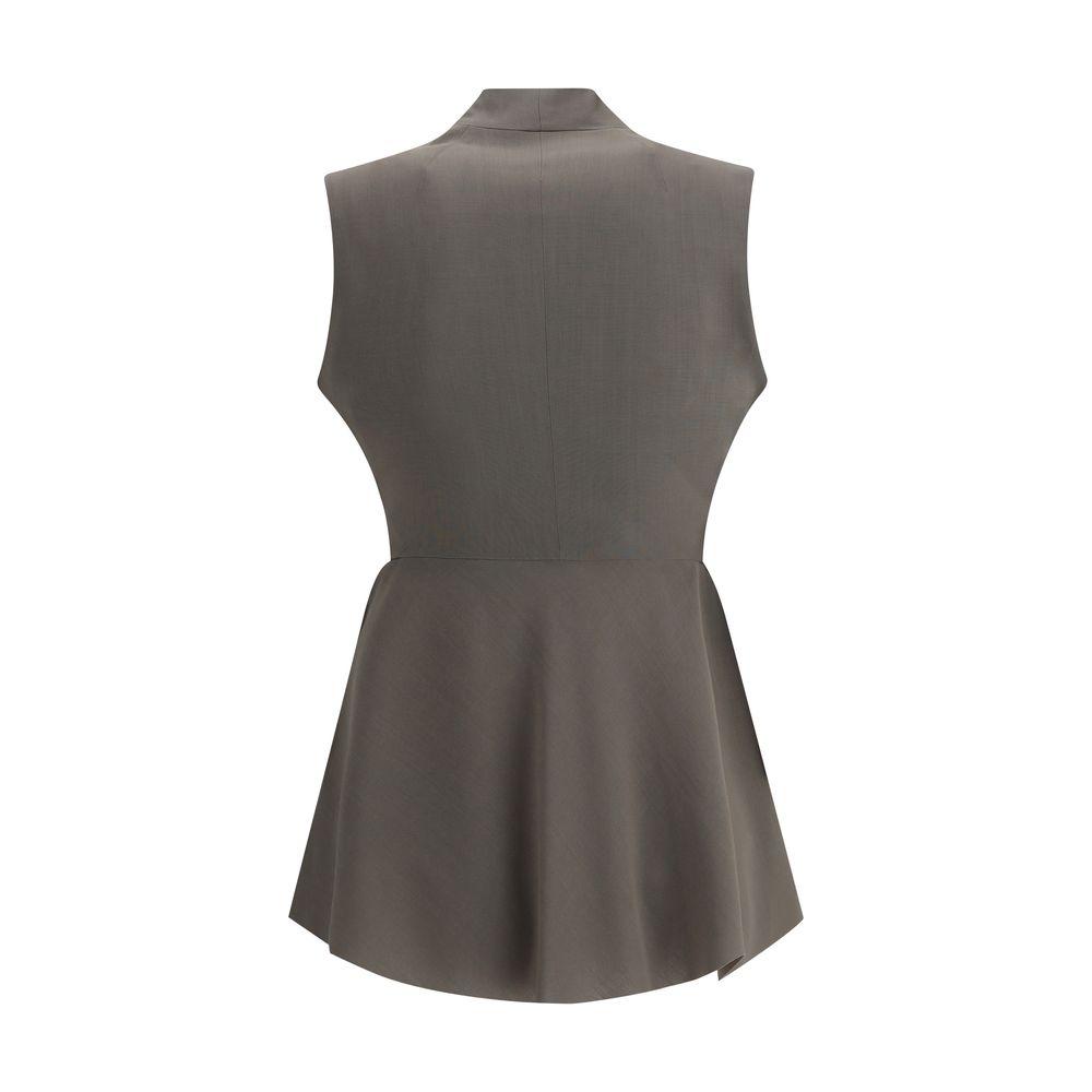 Rick Owens Wool Vest Rick Owens Dim Gray
