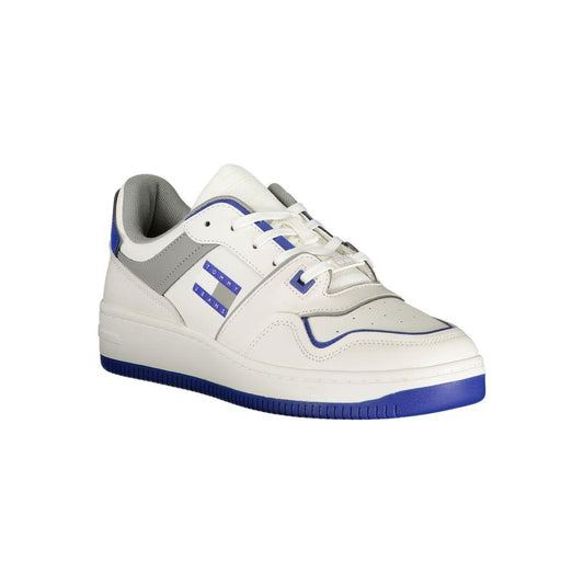 Tommy Hilfiger White Polyethylene Men Sneaker Tommy Hilfiger