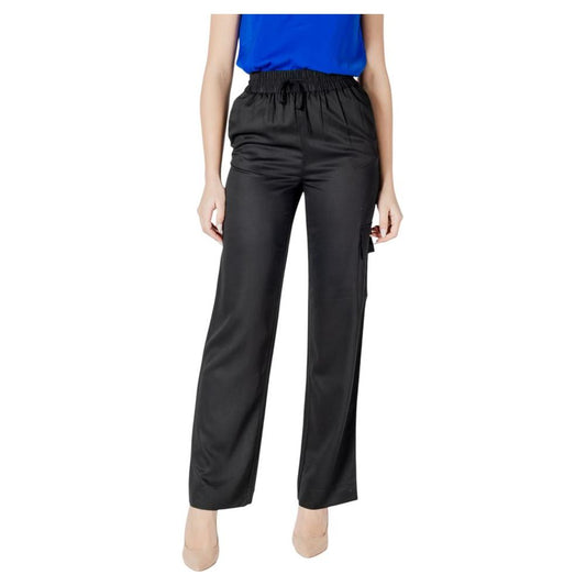 Calvin Klein Jeans Black Viscose Jeans & Pant