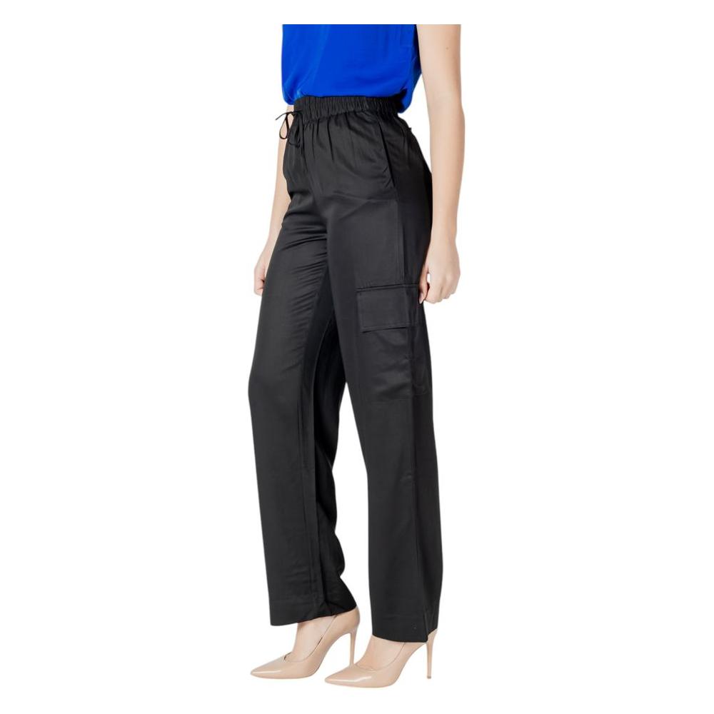 Calvin Klein Jeans Black Viscose Jeans & Pant Calvin Klein Jeans